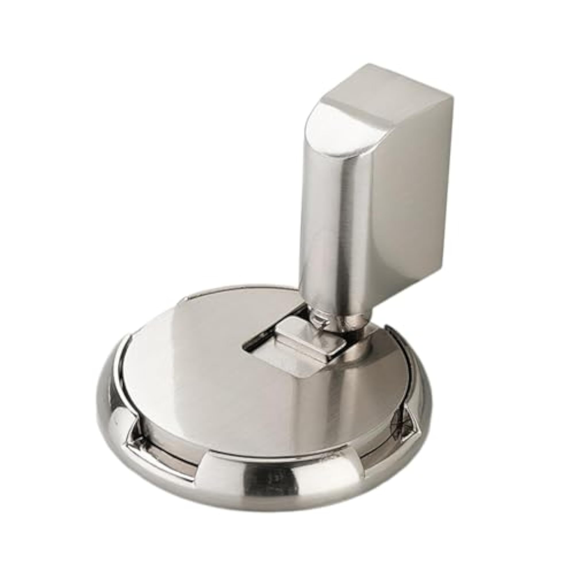 Floor Suction Door Stopper, Silver